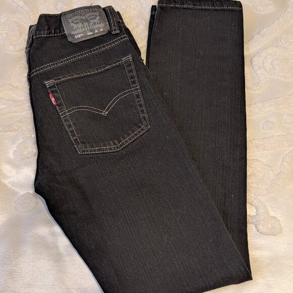 Levi's Other - Levi's 510 Super Skinny Black Label boys 16 regular black jeans EUC